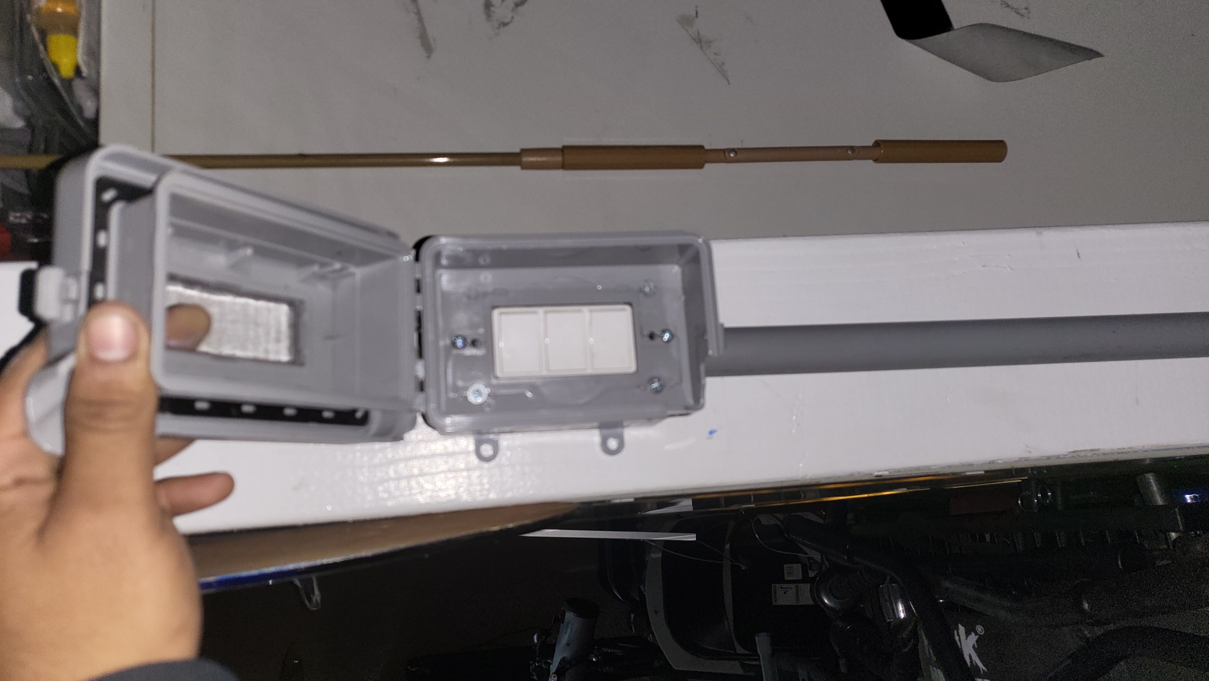 Exterior outlet installation