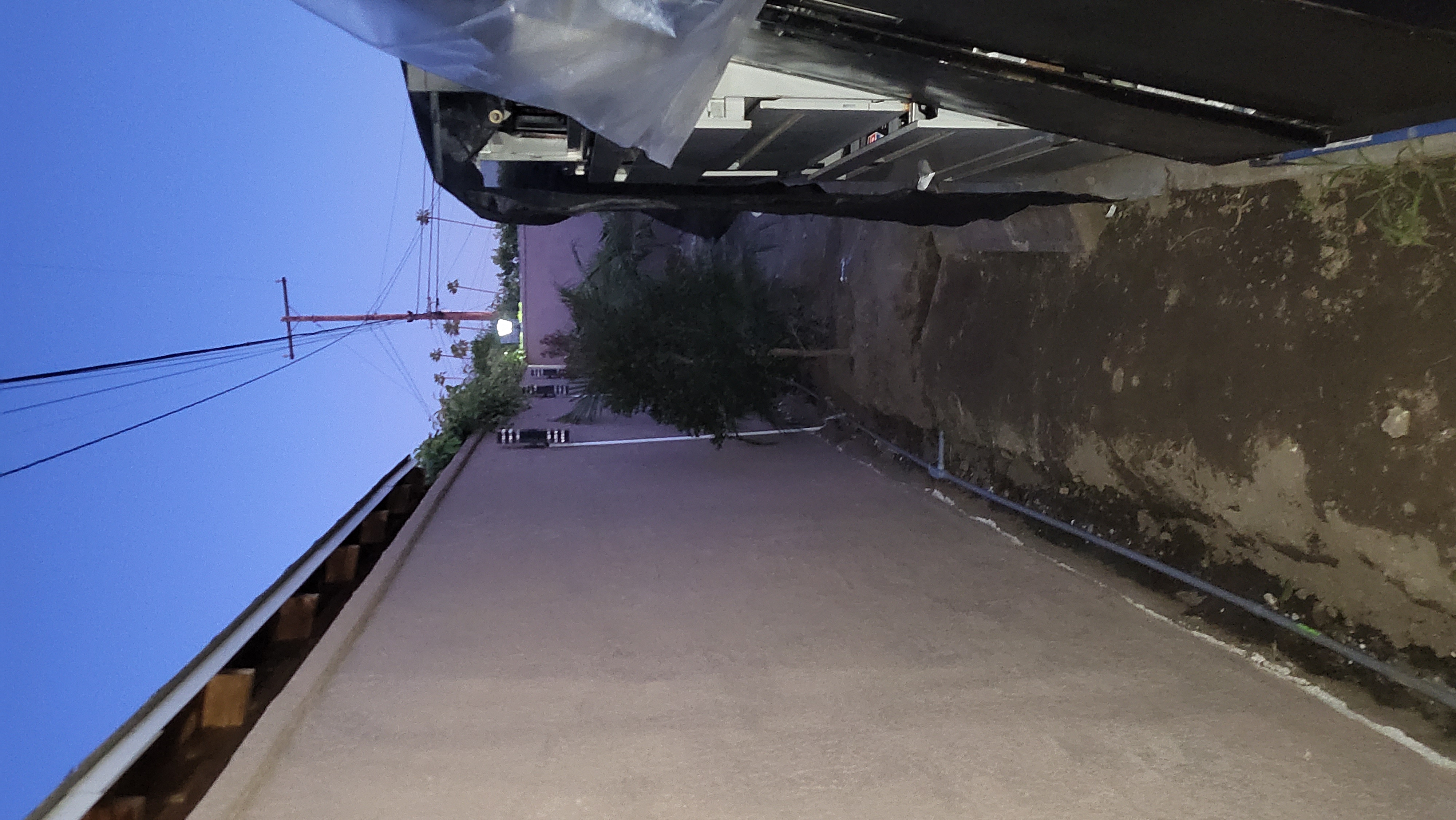 Exterior light pipe trench